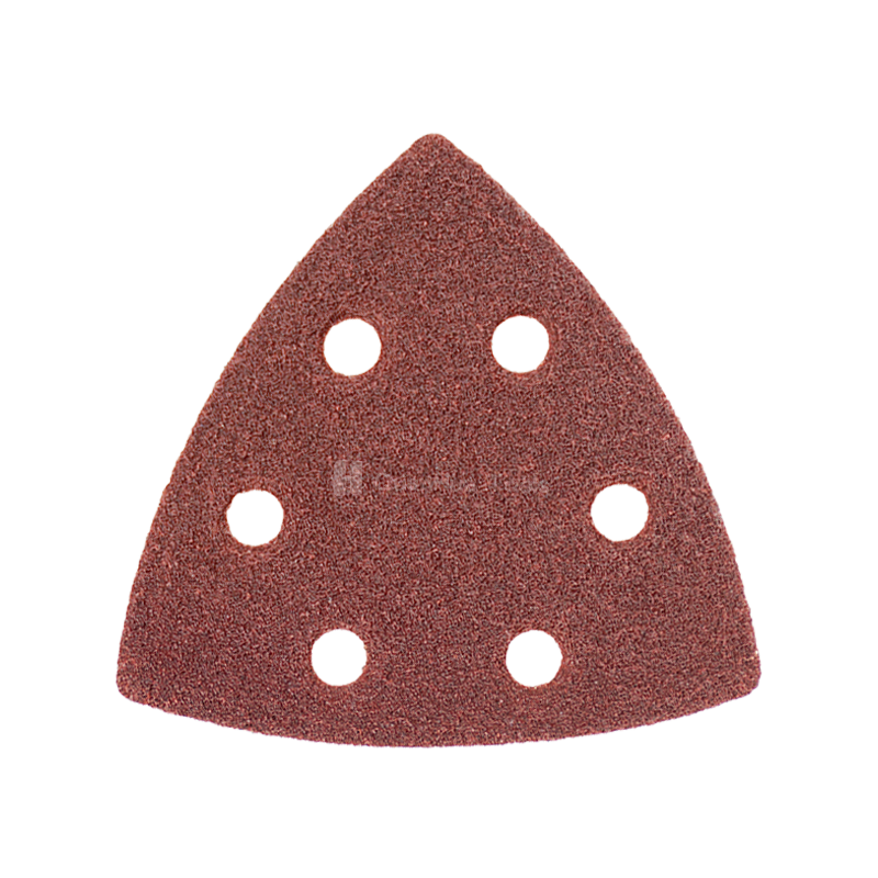 Trojuholníkový brúsny papier na leštenie kovov 95 * 95 mm