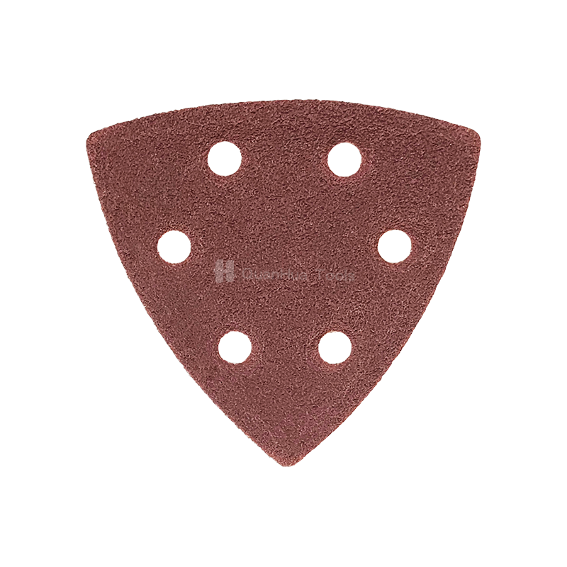 Trojuholníkový brúsny papier na leštenie kovov 95 * 95 mm