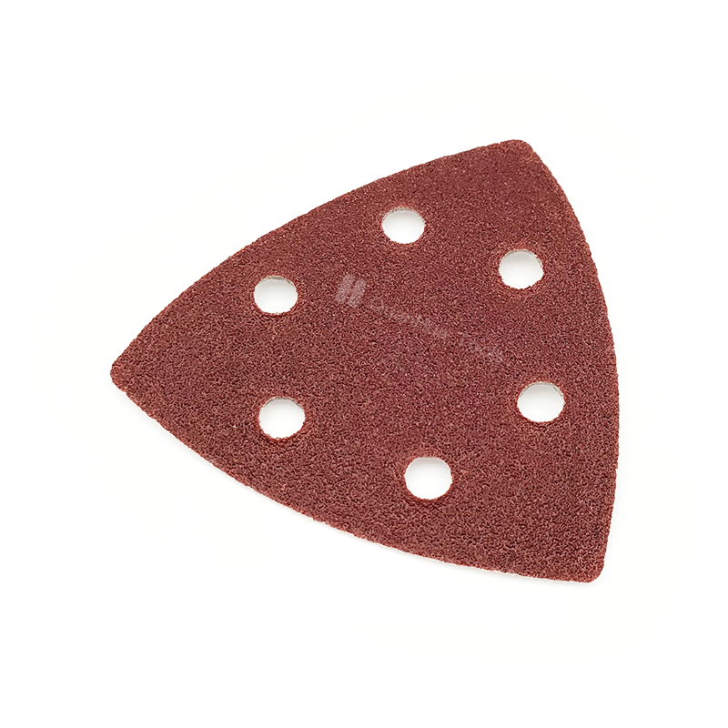 Trojuholníkový brúsny papier na leštenie kovov 95 * 95 mm