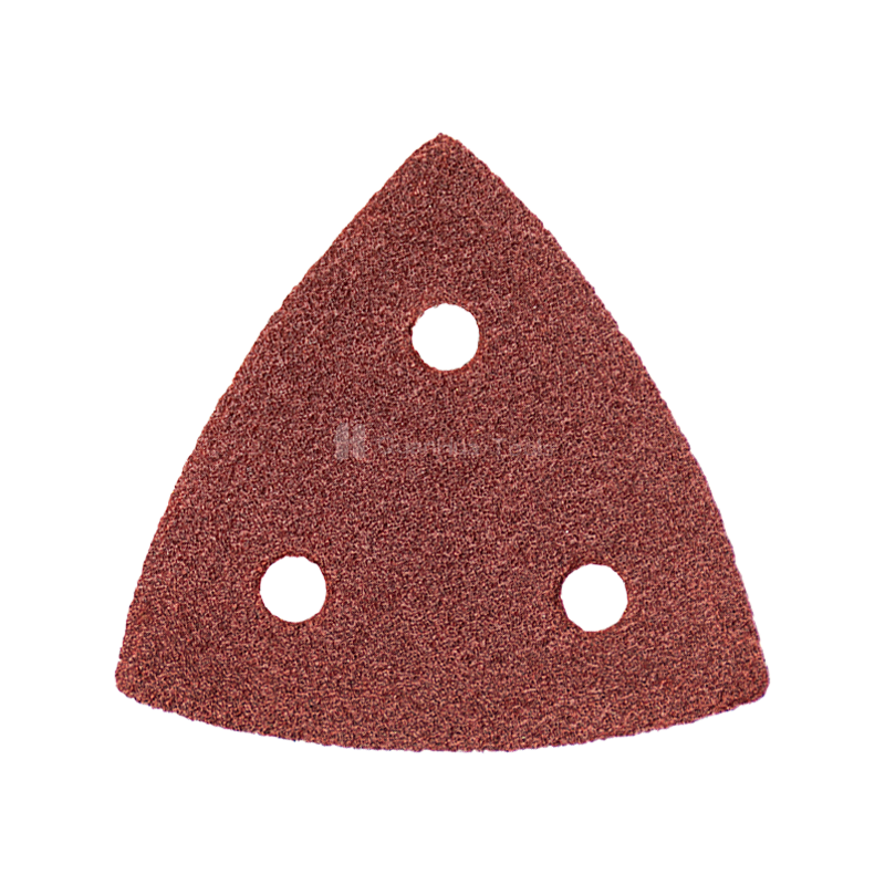 Trojuholníkový brúsny papier na leštenie dreva 80 * 80 mm odolný voči opotrebovaniu