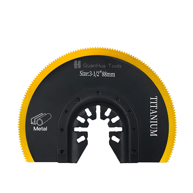 88 mm titánový bimetalový polokruhový pílový kotúč na drevo QH-1007HK-DT-2